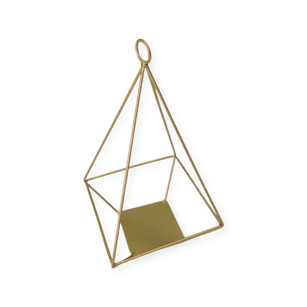 Gold Geo Diamond Lantern