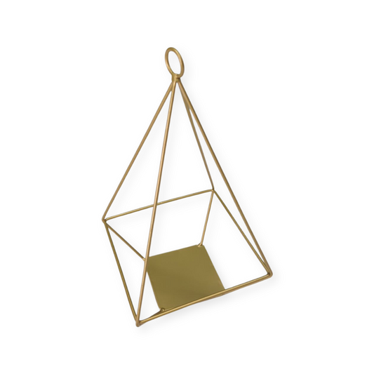 Gold Geo Diamond Lantern
