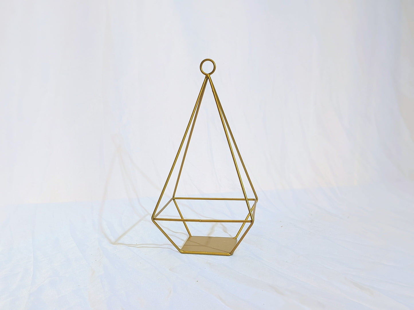 Gold Geo Diamond Lantern