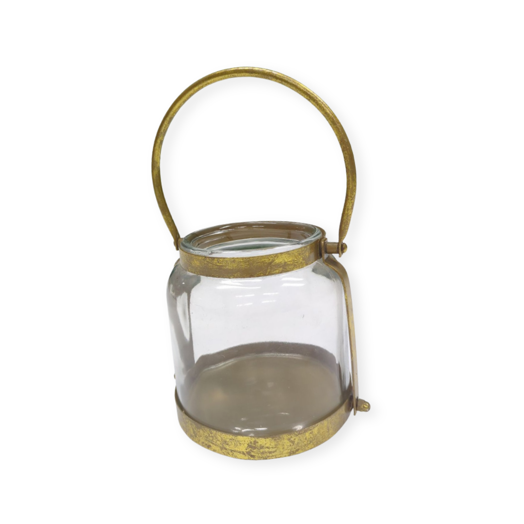 Gold Trim Bubble Lantern