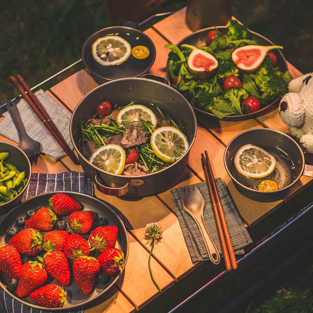 Gourmet Camping Cookware Set