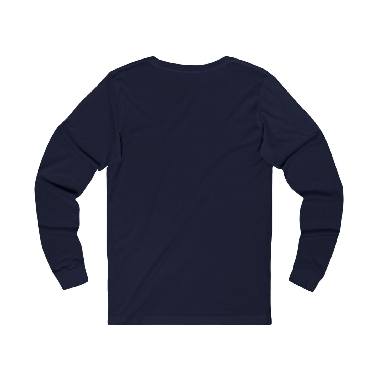 Graffiti Burst Long Sleeve Tee — Dark Jersey with Neon Street-Art Chest Hit, Understated Loud