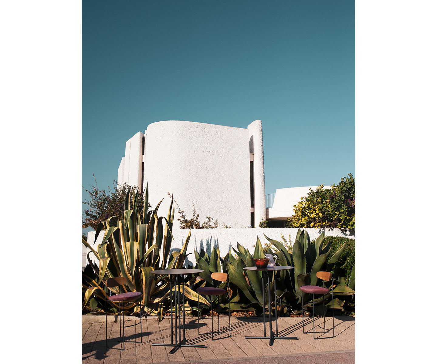 Graphic Outdoor Bar Table