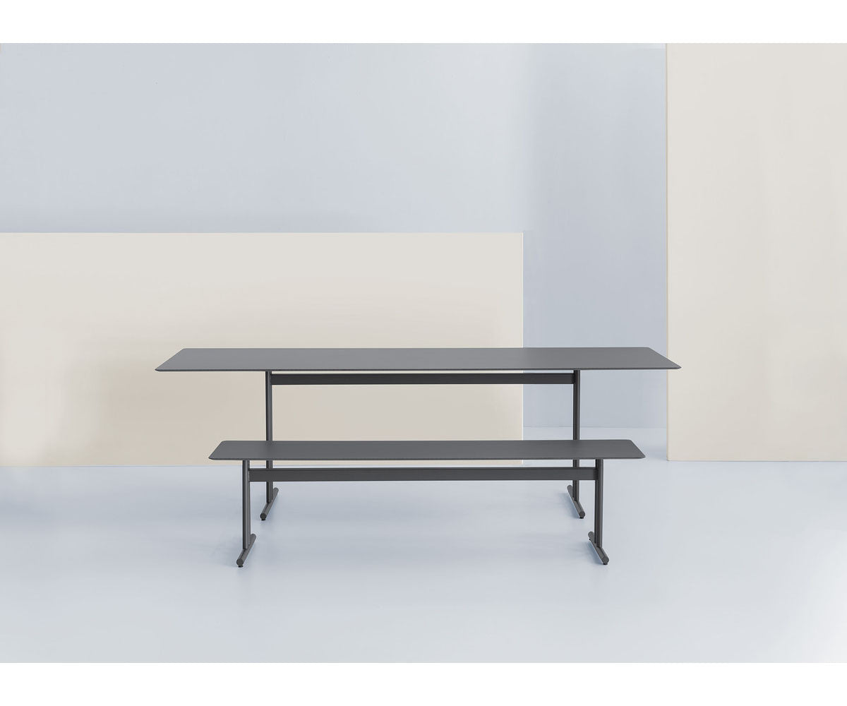 Graphic Outdoor Rectangular Dining Table