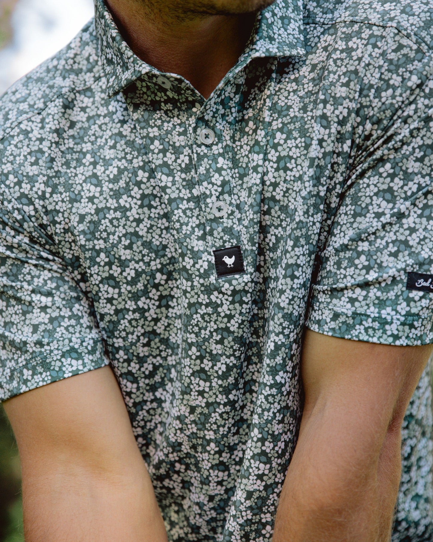 Green Micro Floral