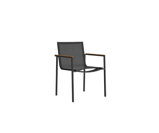Greenwich Aluminium Batyline Dining Armchair