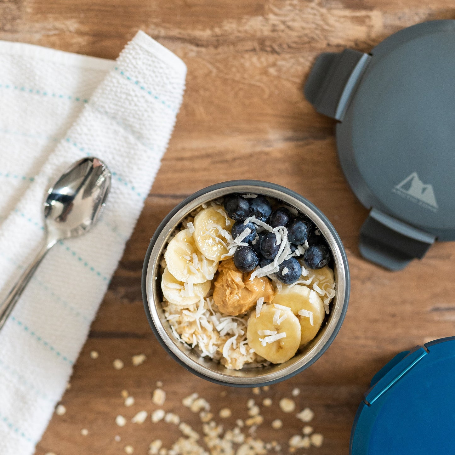 Leak Proof 16oz Thermal Bowl With Safe & Easy 4-Lock Lid