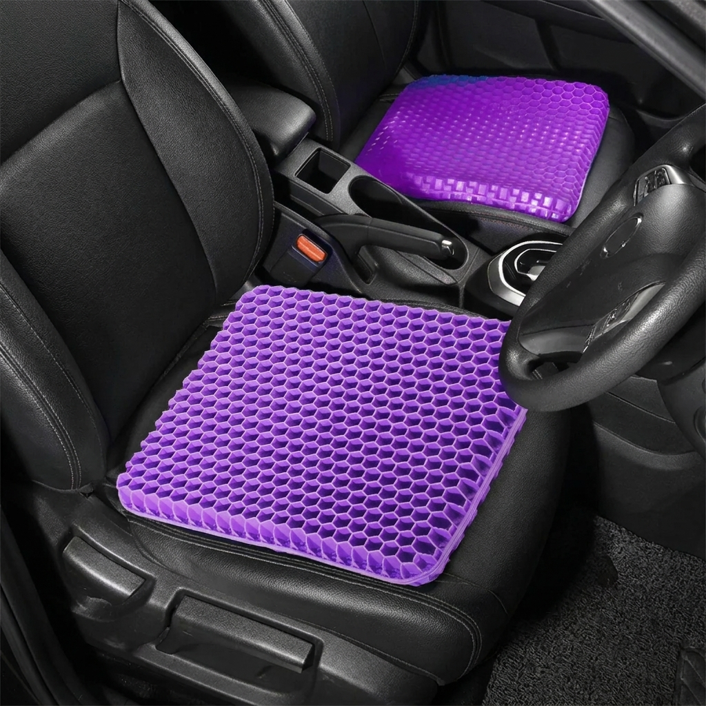 Seat Cushion, Double Layer Design, Honeycomb Structure, Cooling Feature