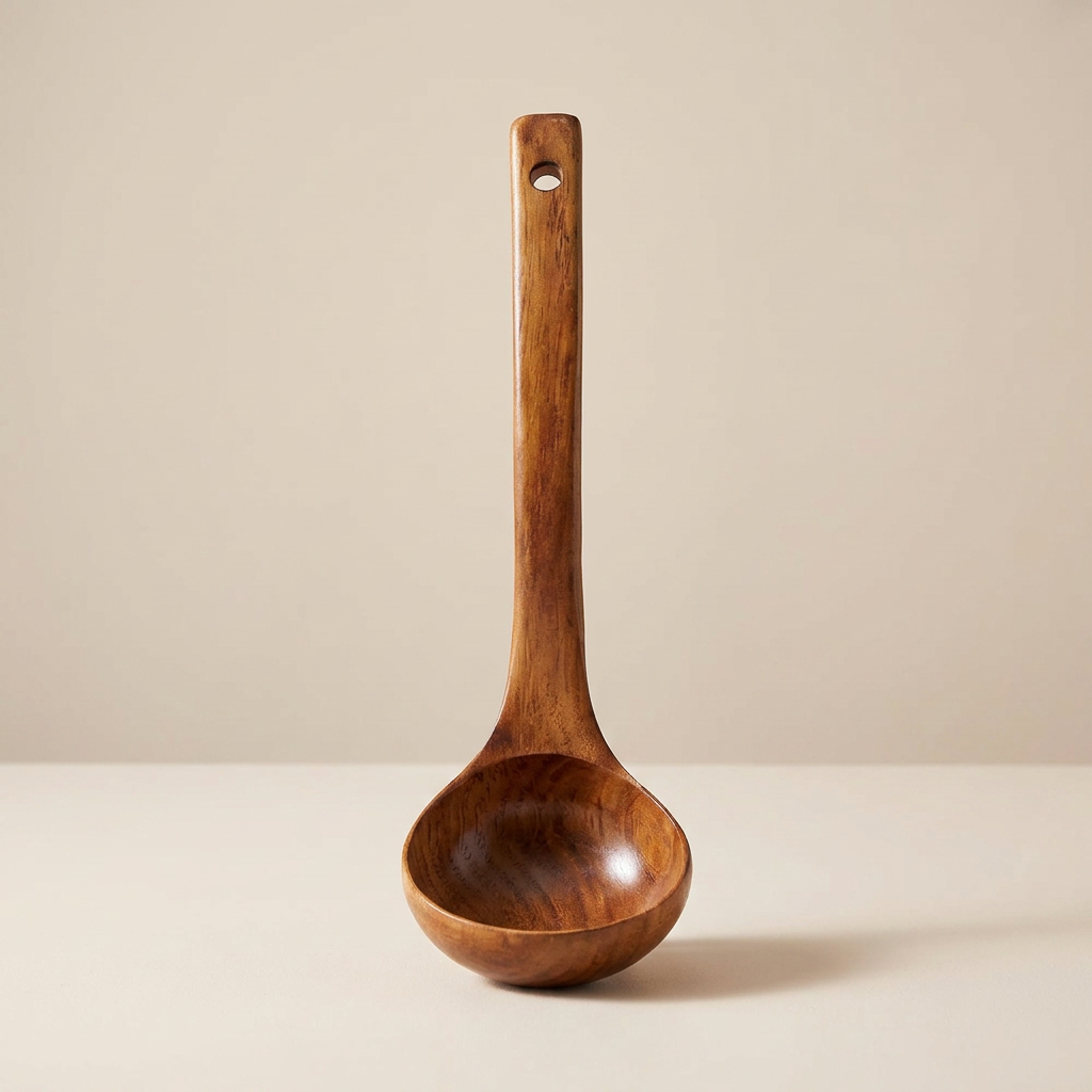 Cooking Ladle, Deep Bowl, Long Handle, Hanging Hole