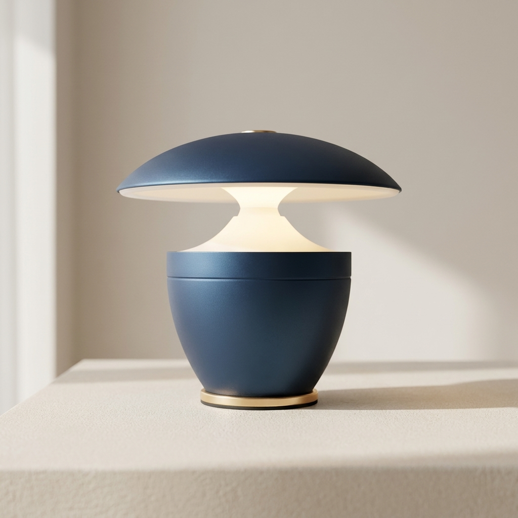 LED Table Lamp, Rechargeable, Stepless Dimming, Touch Switch