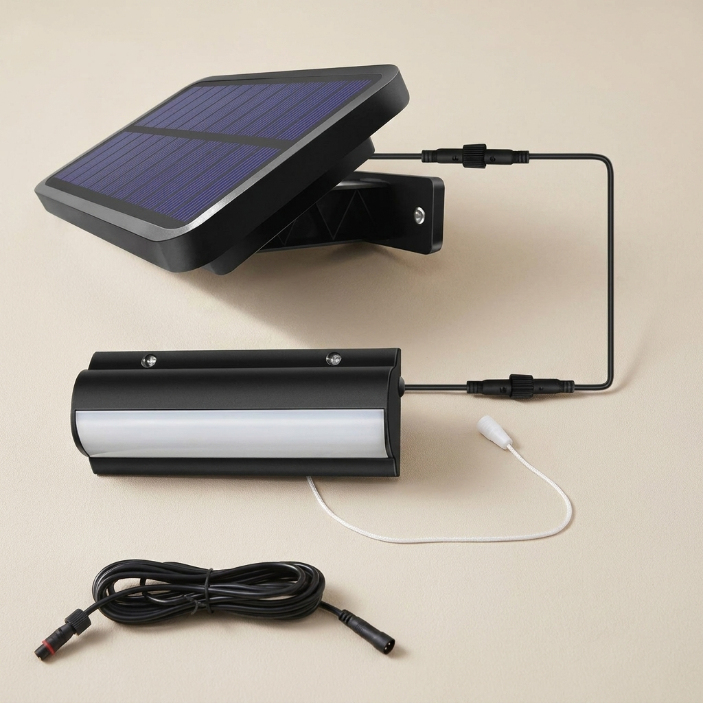 Outdoor Pendant Light Solar Powered LED IP65 Weather Resistant