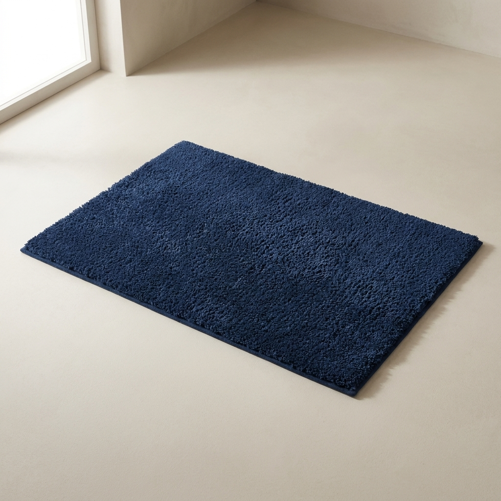 Bath Mat Microfiber Non Slip Machine Washable Bathroom Rug