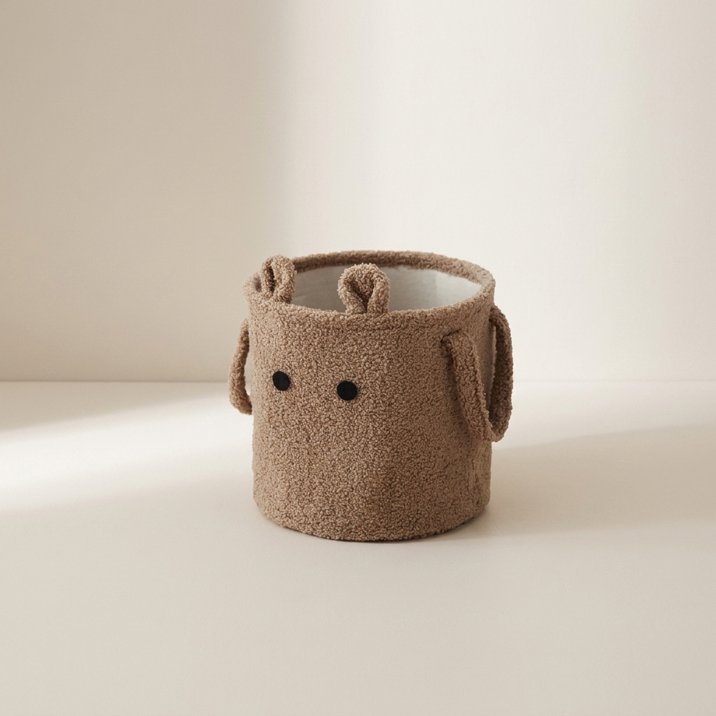 Laundry Basket Lamb Shaped Collapsible Storage Bin