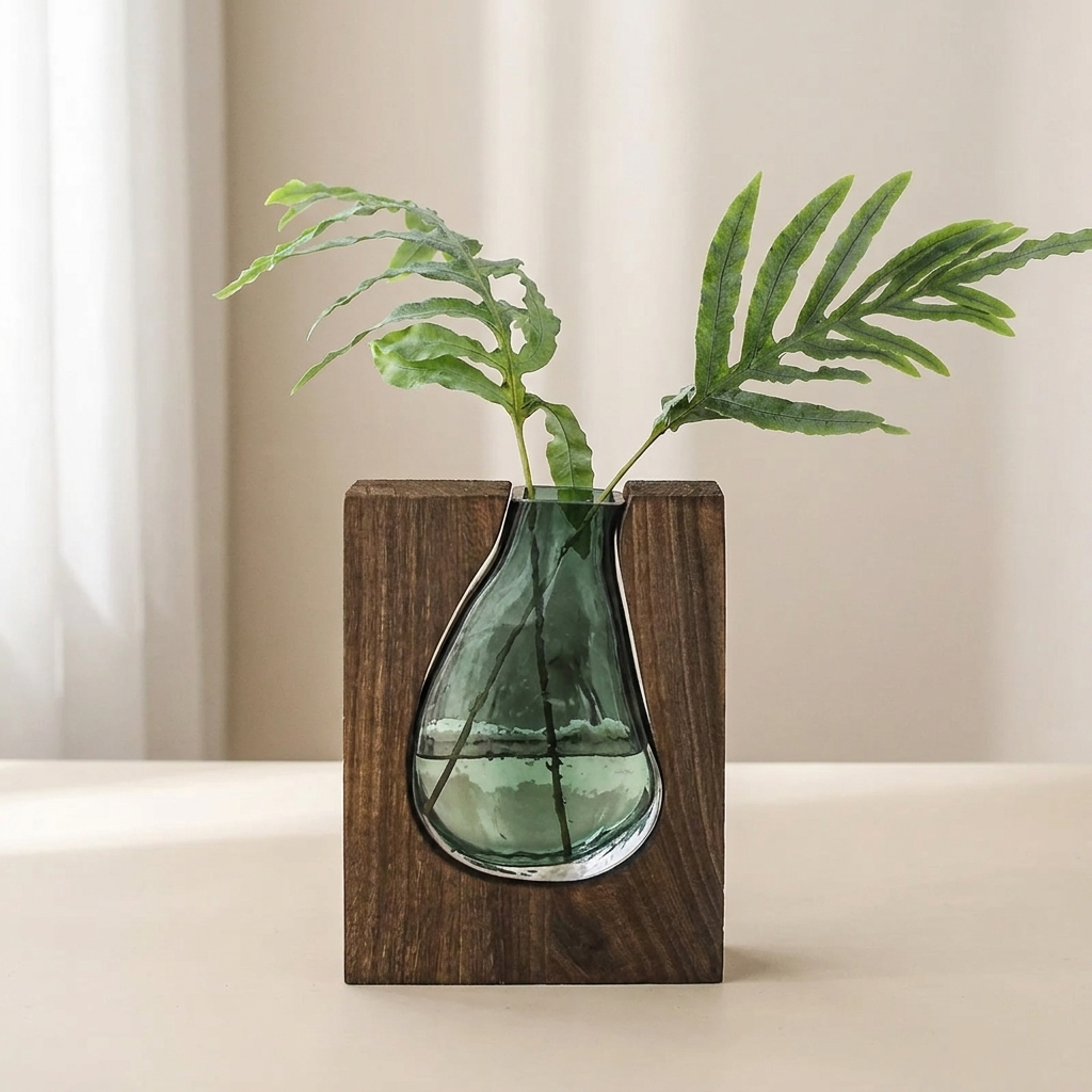 Bud Vase, Water Droplet Design, Nordic Style, Handmade