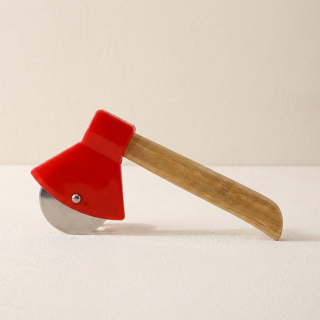 Pizza Cutter Wheel Axe Shape Manual Handheld Kitchen Tool