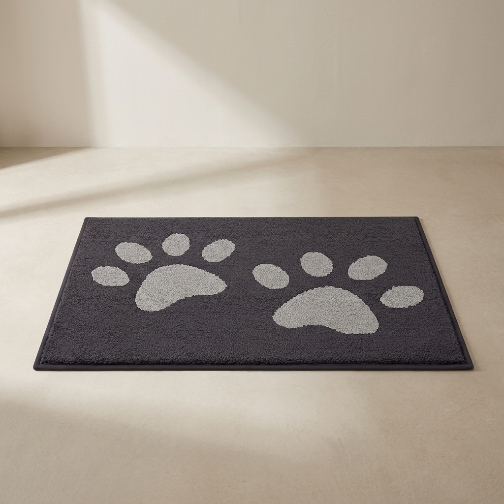 Dog Mat Absorbent Chenille Microfibre Non Slip Rubber Backing