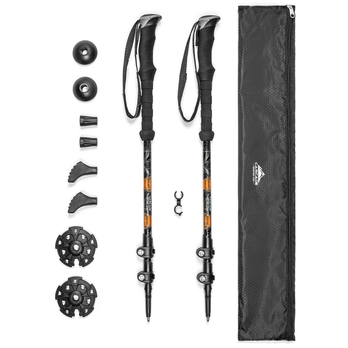 Aluminum Quick Lock Trekking Poles (EVA Grip)