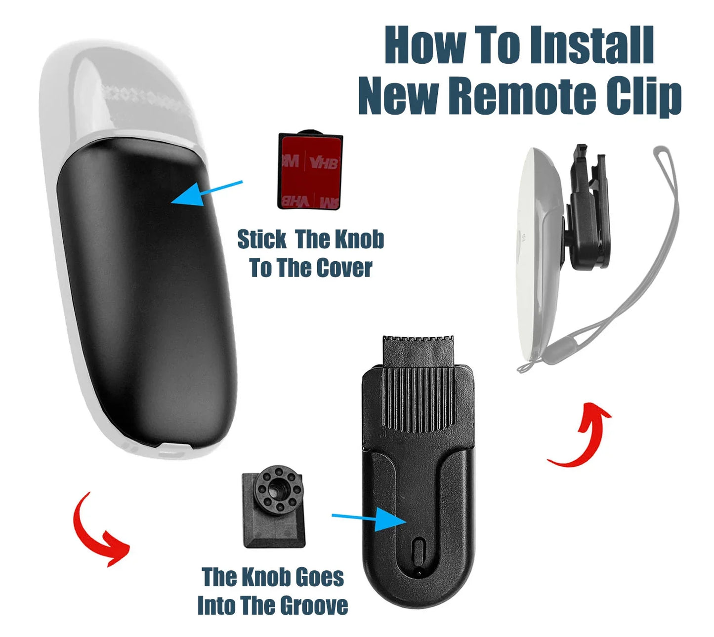 Axglo E-Cart Remote Control Belt Clip