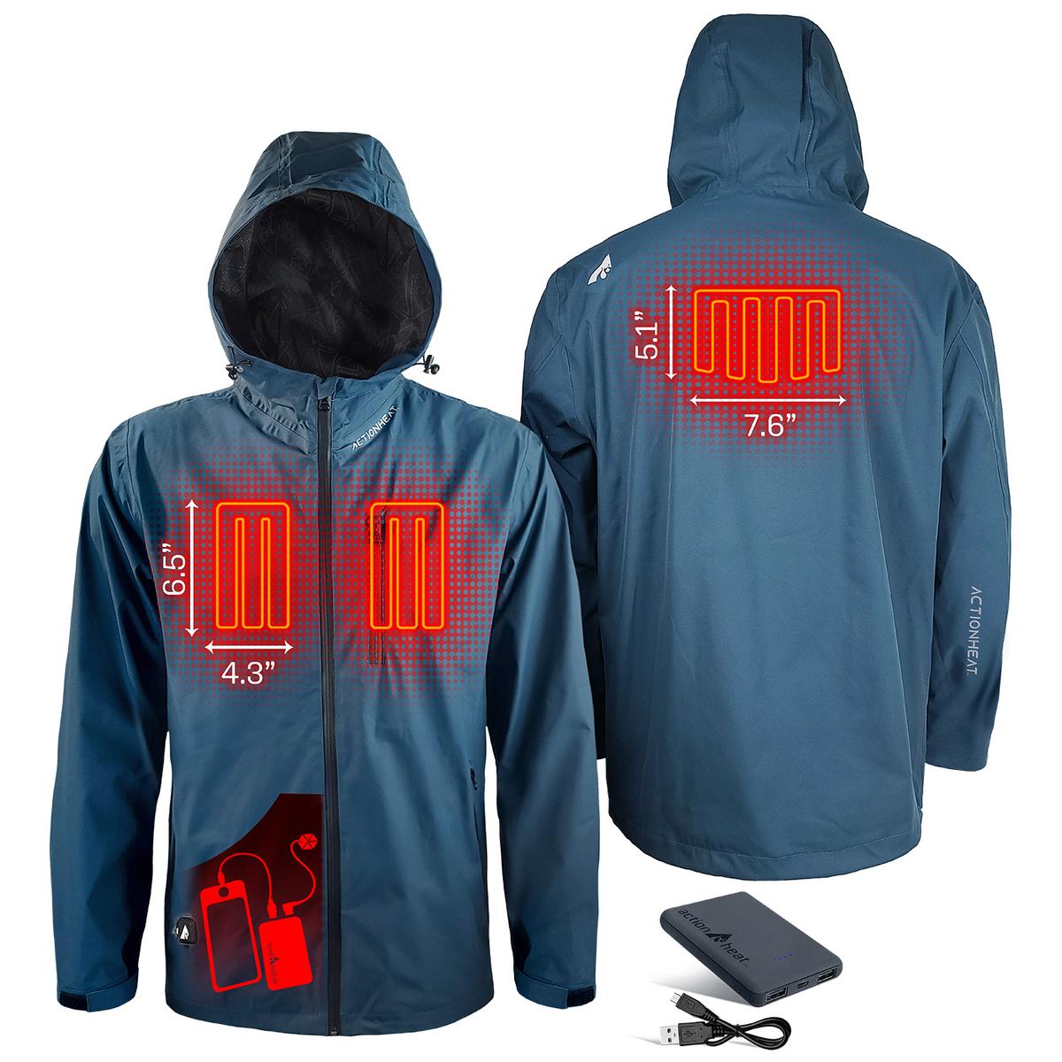 ActionHeat 5V Men's Waterproof Heated Rain Jacket