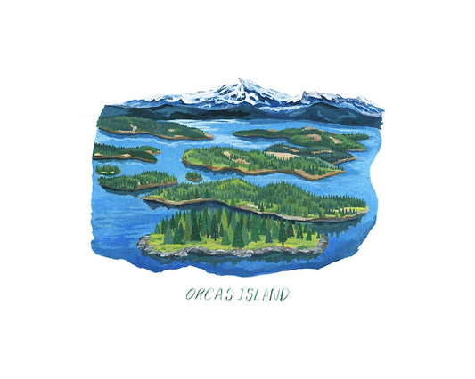 Erin Vaughan Orcas Island Print