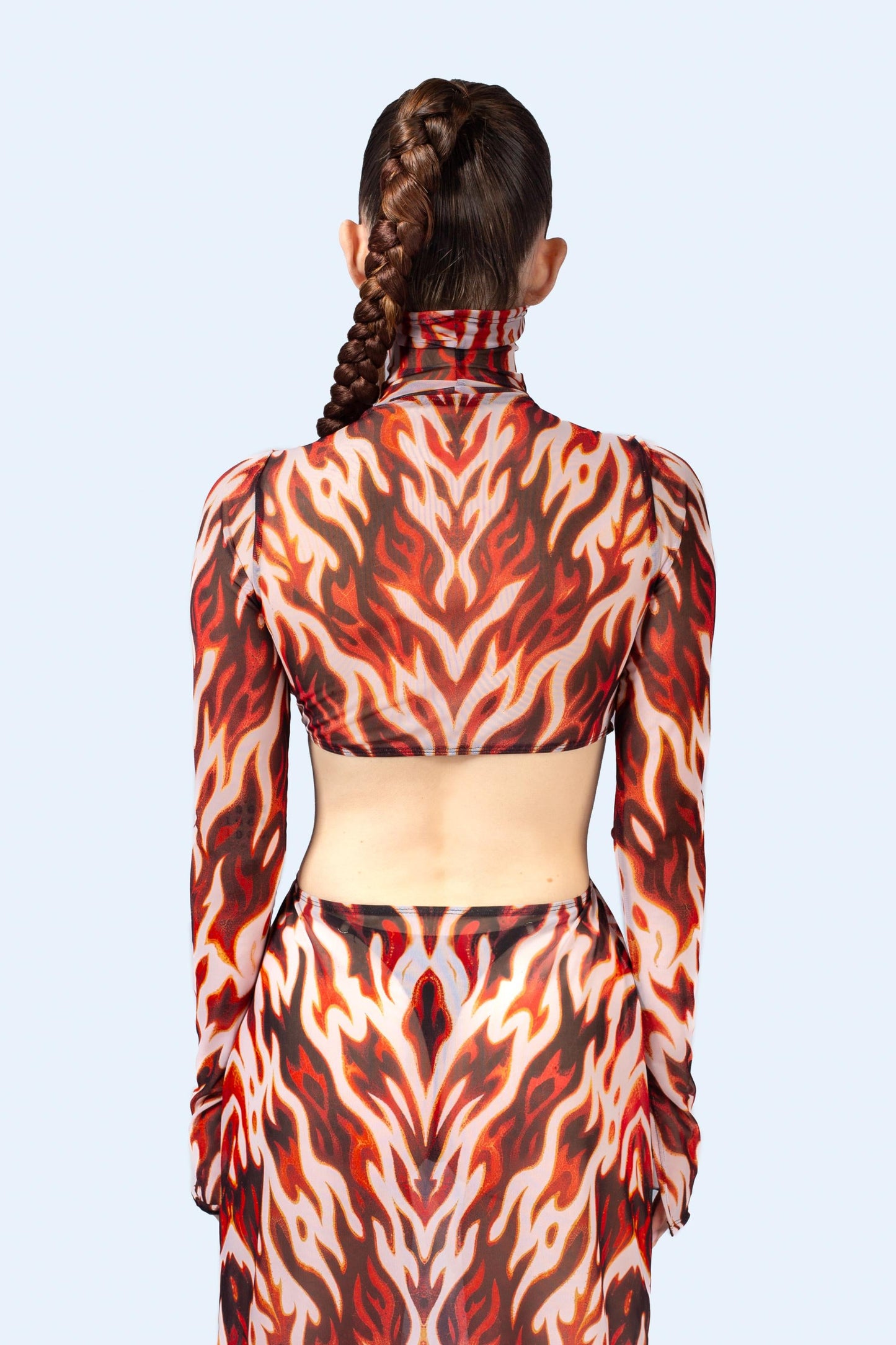 Flaming Loose Ends Maxi Dress