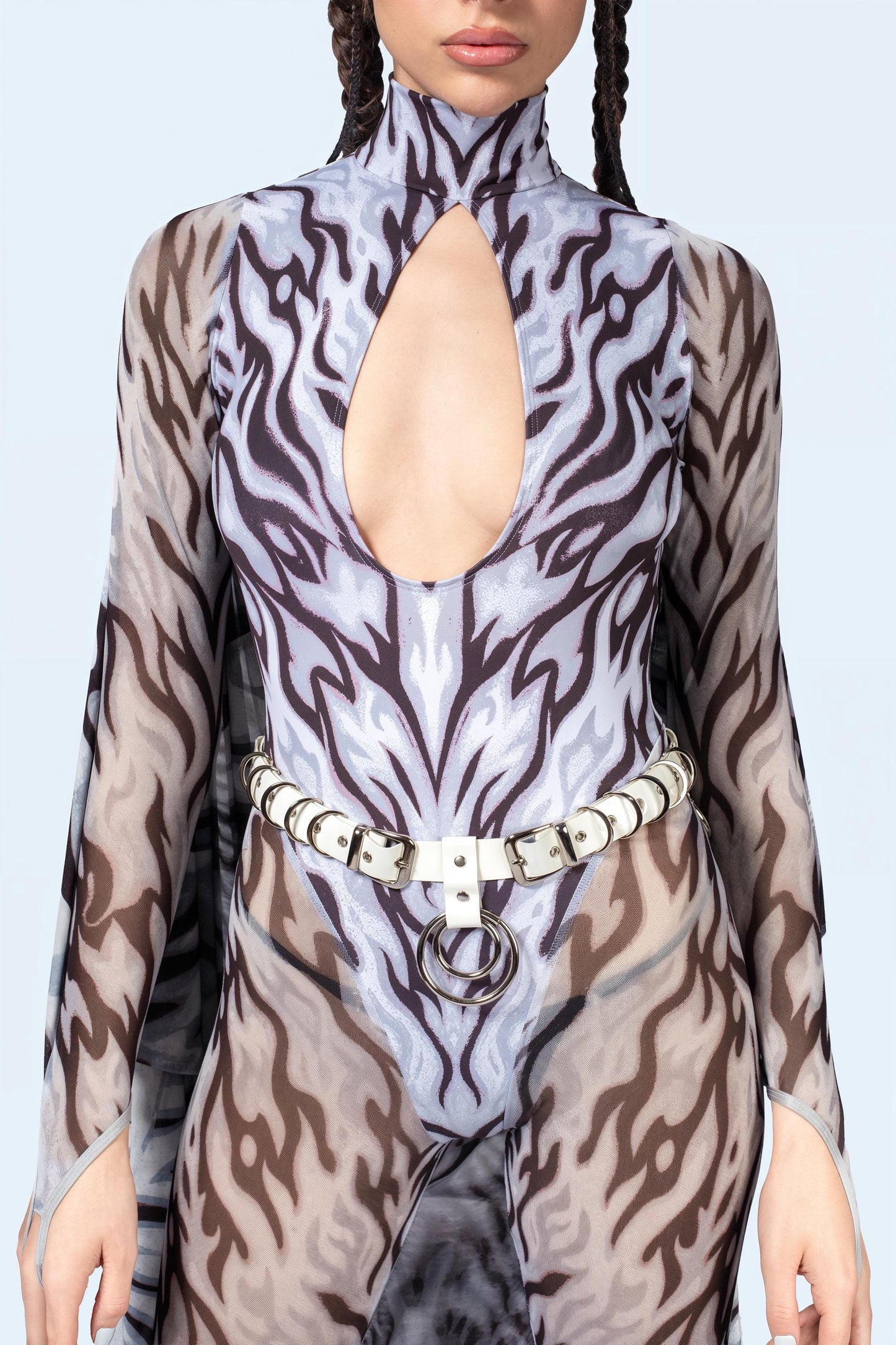 Loose Ends Keyhole Winged Catsuit