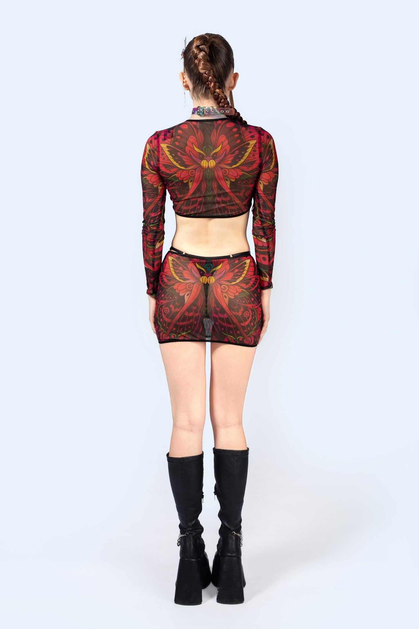 Wingspan Mesh Cutout Top