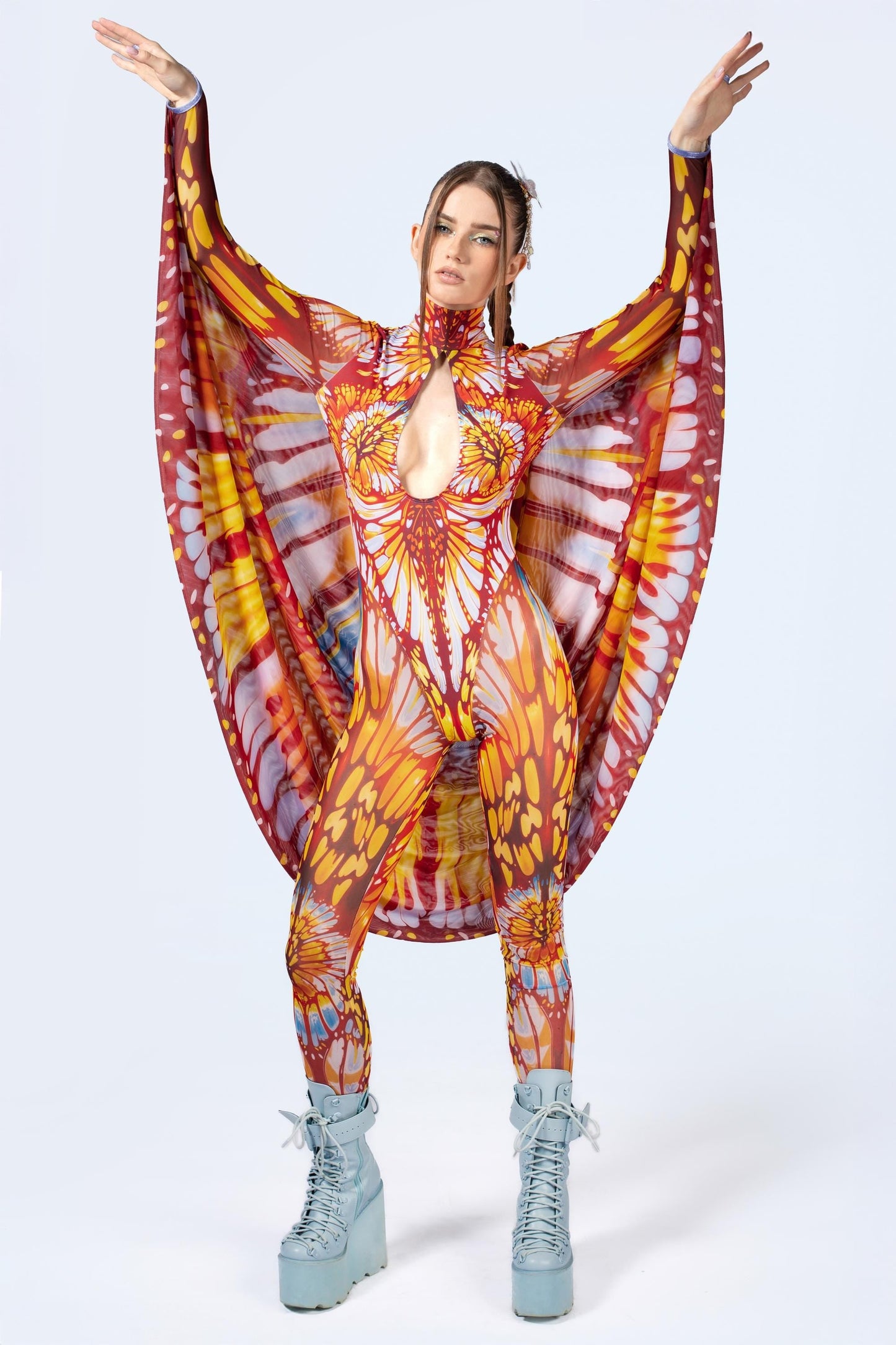 Pollinate Me Keyhole Winged Catsuit