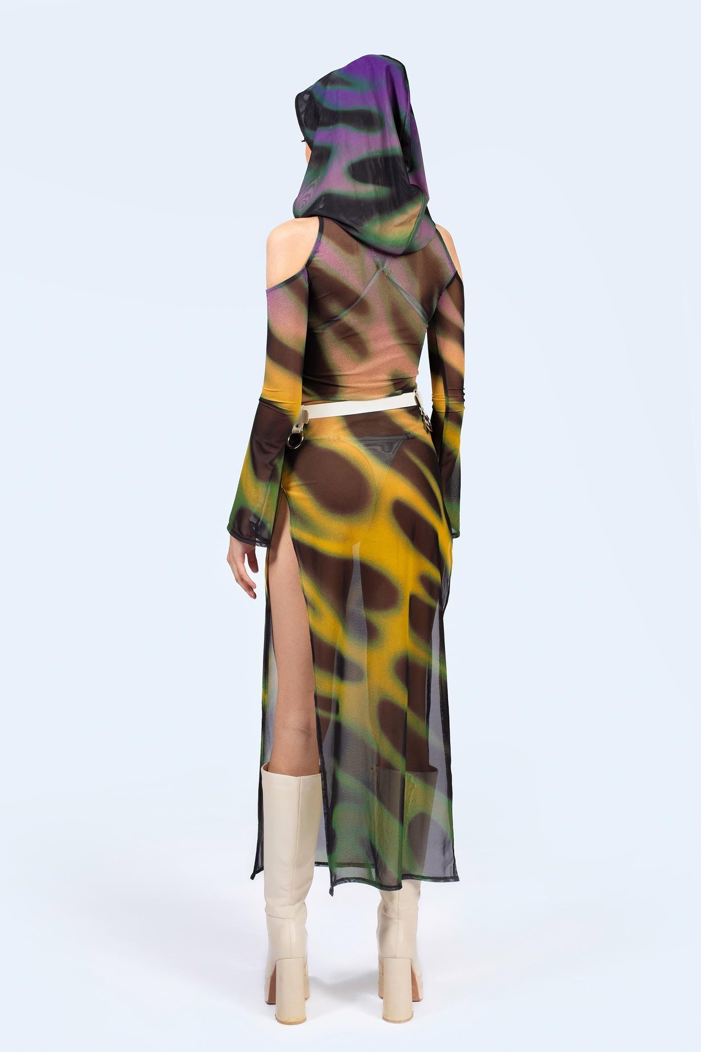 Nothing To Lose Hooded Long Sleeve Dress
