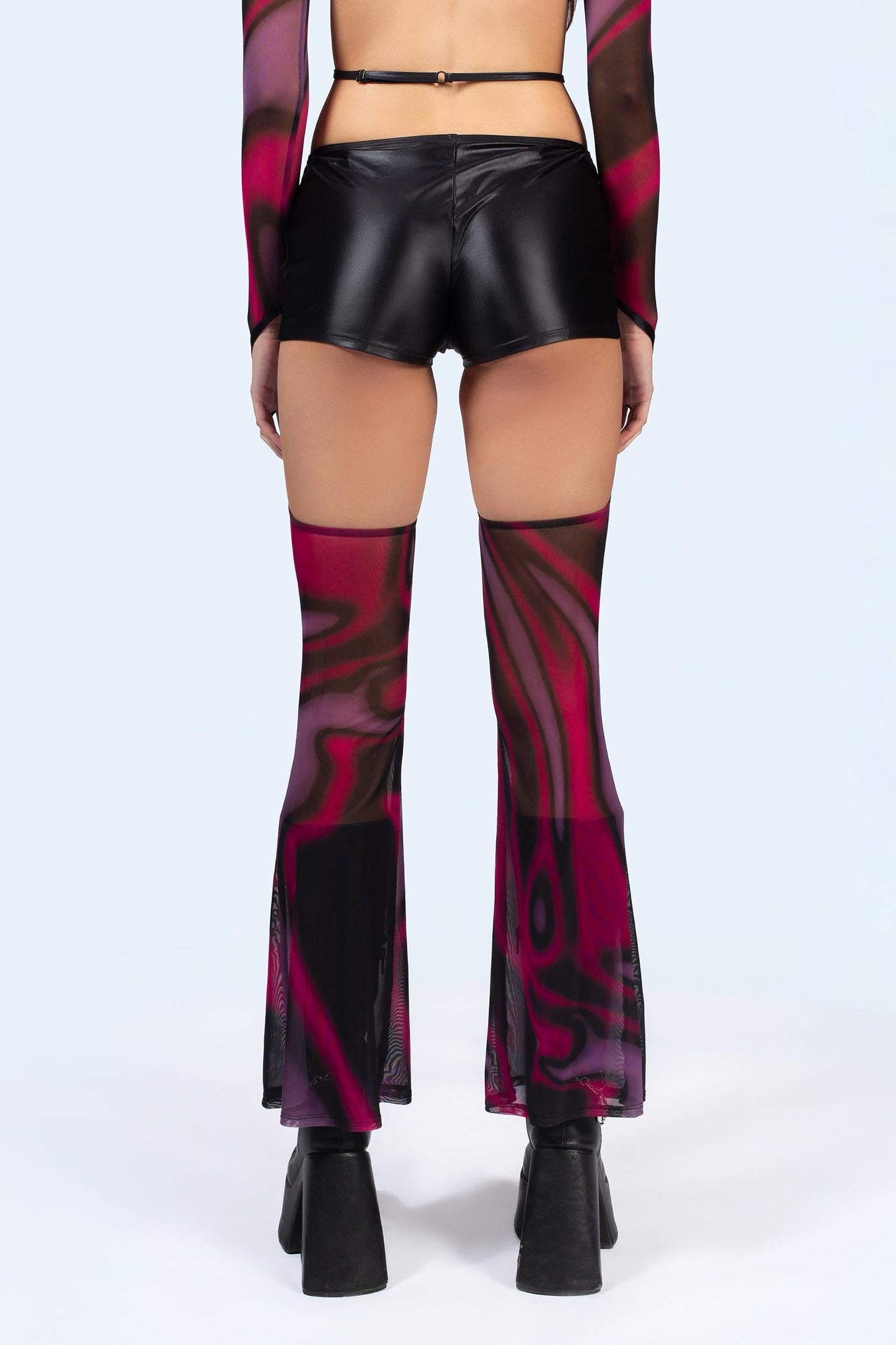 Flow Top And Shorts With Chaps Set