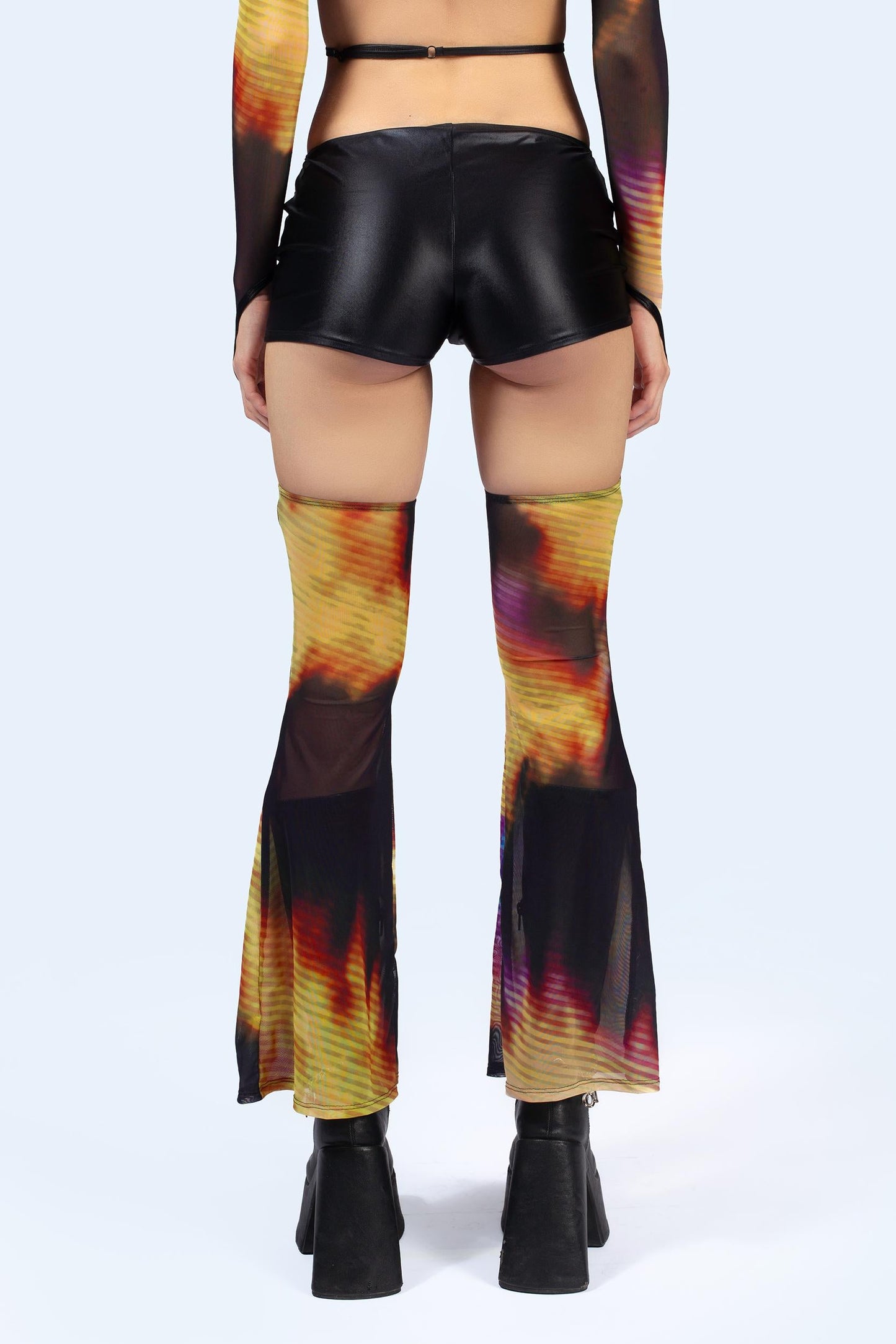 Display Top And Shorts With Chaps Set
