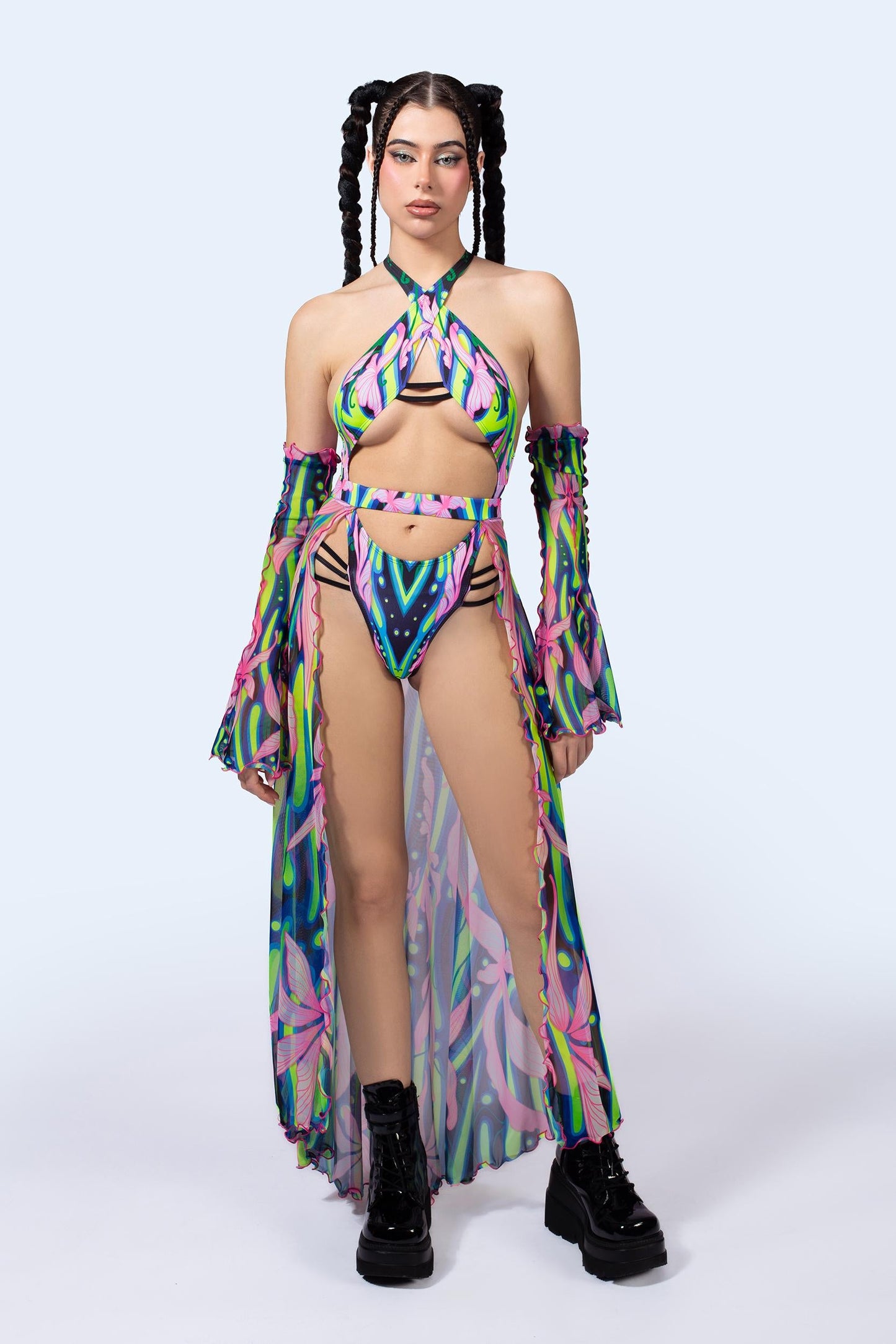 In Balance Open-Front Skirt