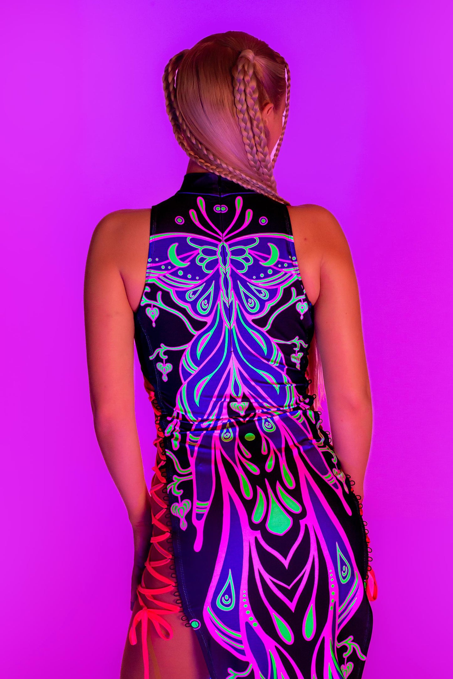 Love Zodiac Criss-Cross Slit Dress