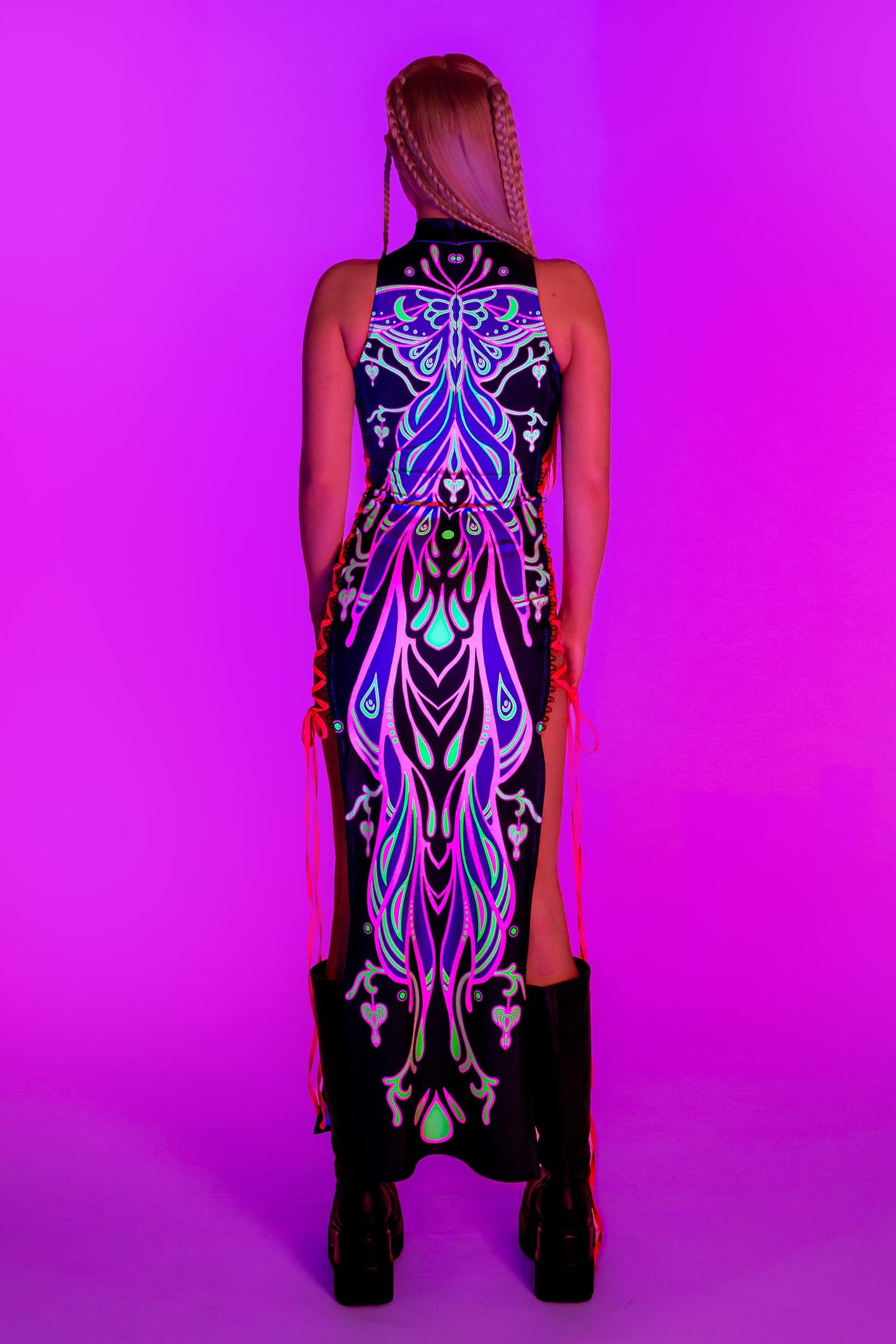 Love Zodiac Criss-Cross Slit Dress