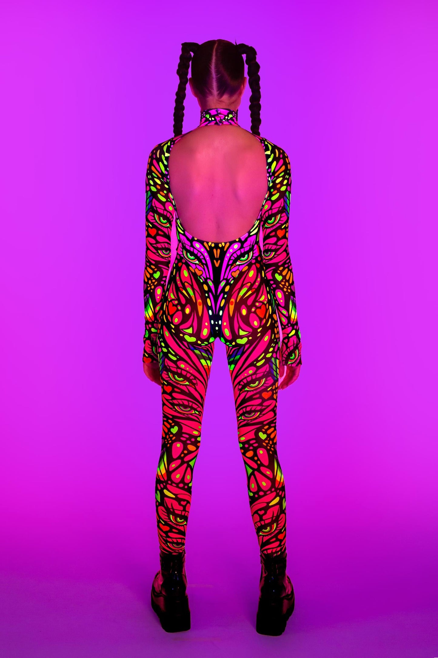 Blink Twice Bareback Keyhole Catsuit