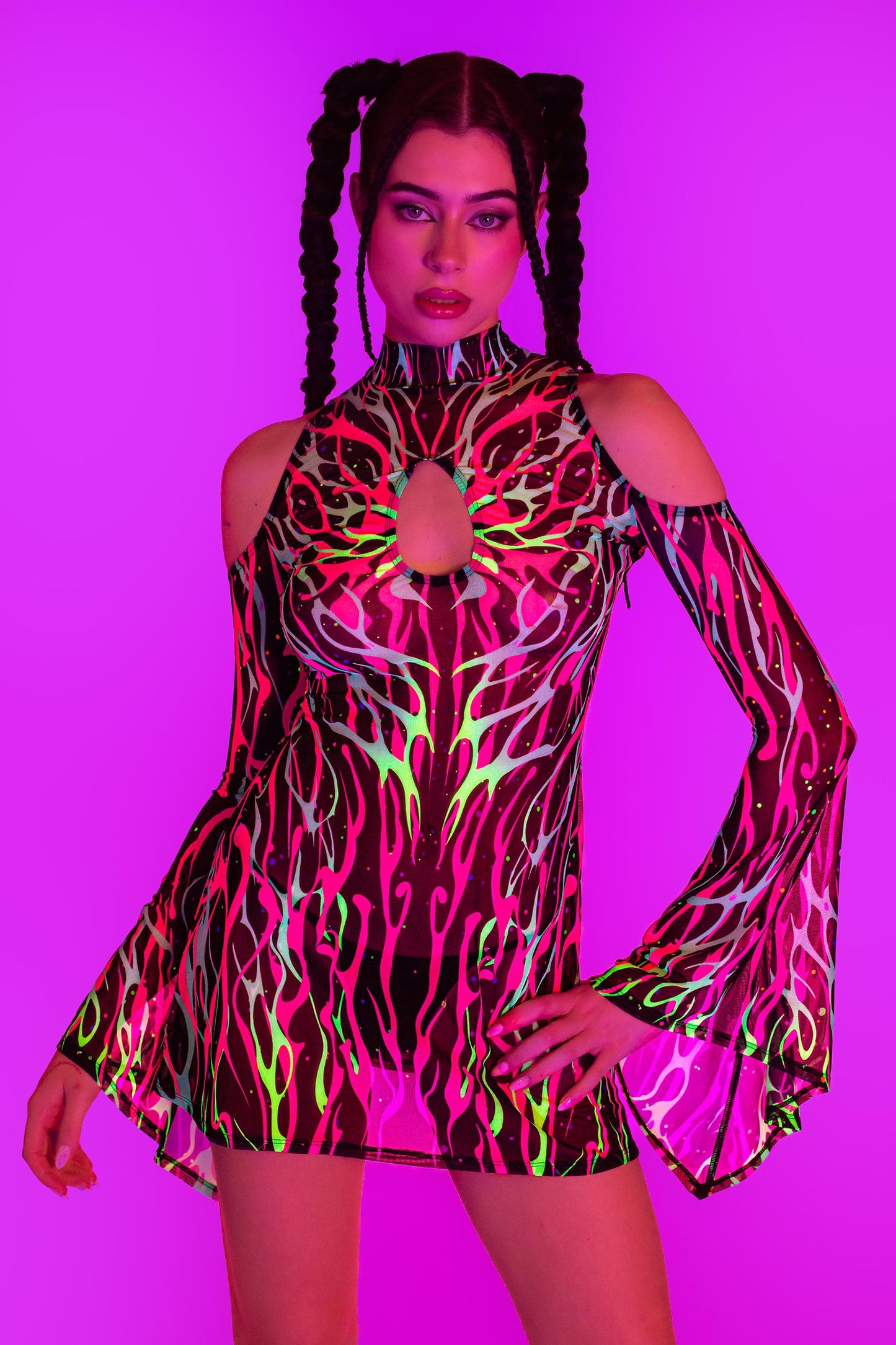 Free Will Bellsleeve Dress