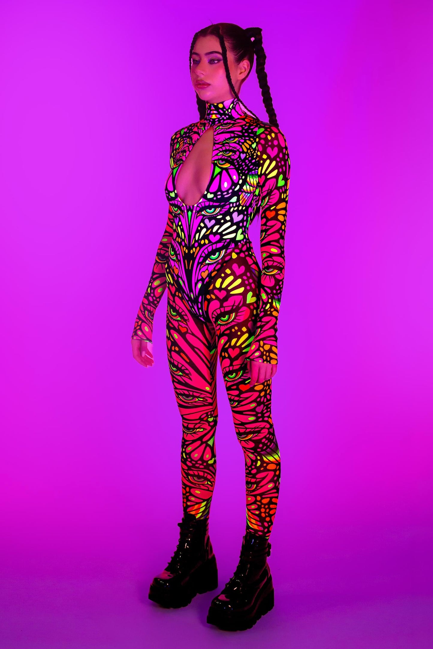 Blink Twice Bareback Keyhole Catsuit