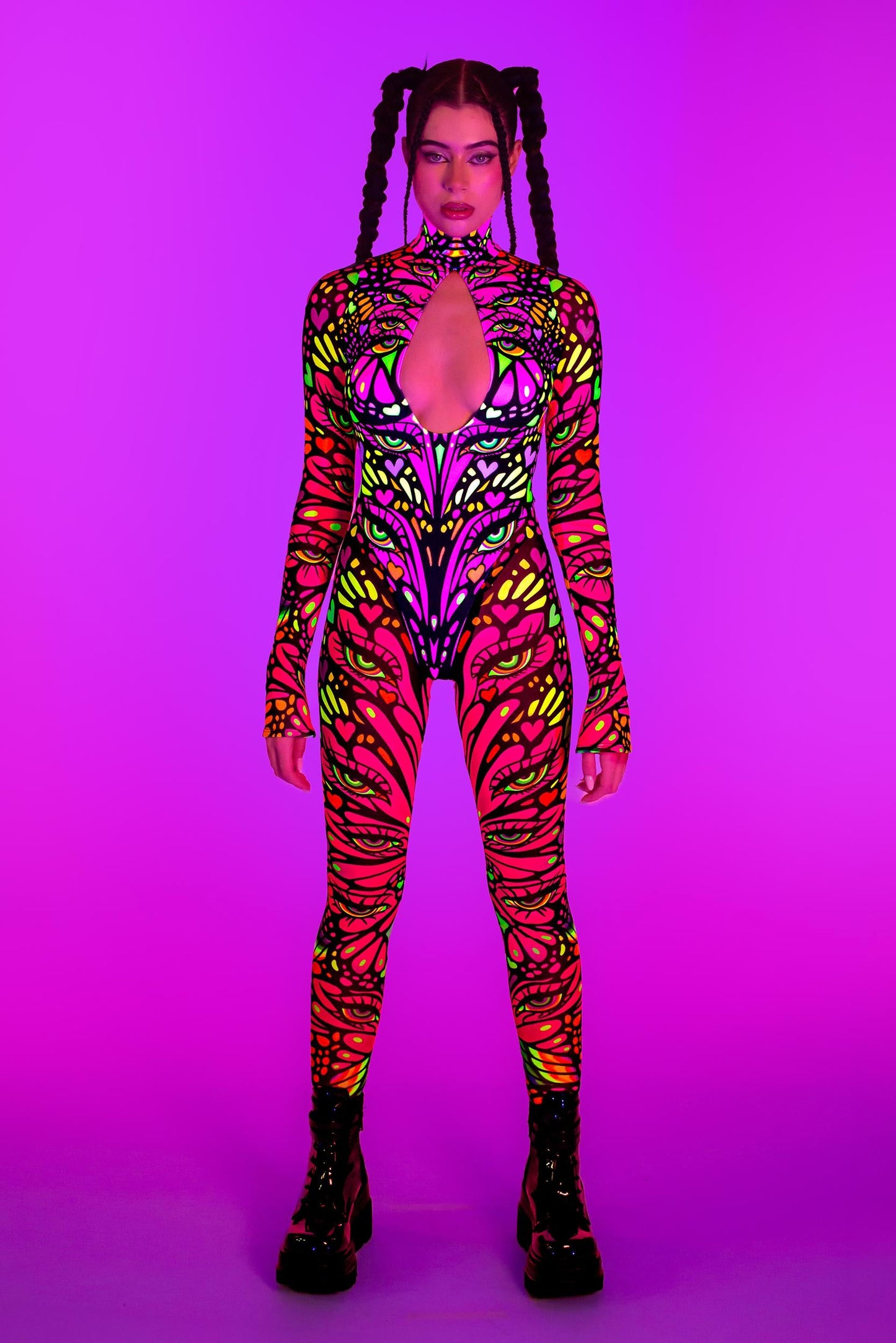 Blink Twice Bareback Keyhole Catsuit