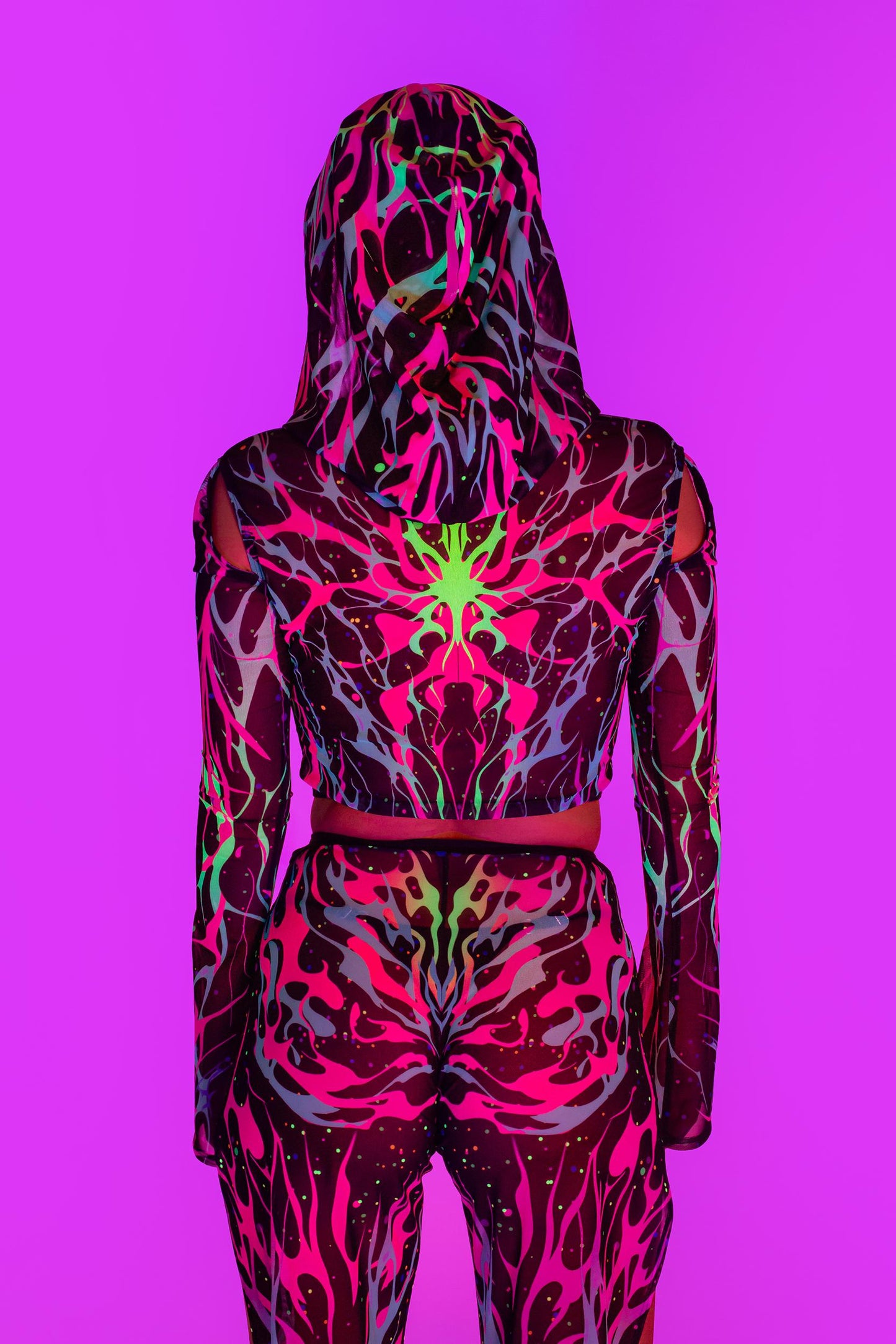 Free Will Hooded Mesh Top