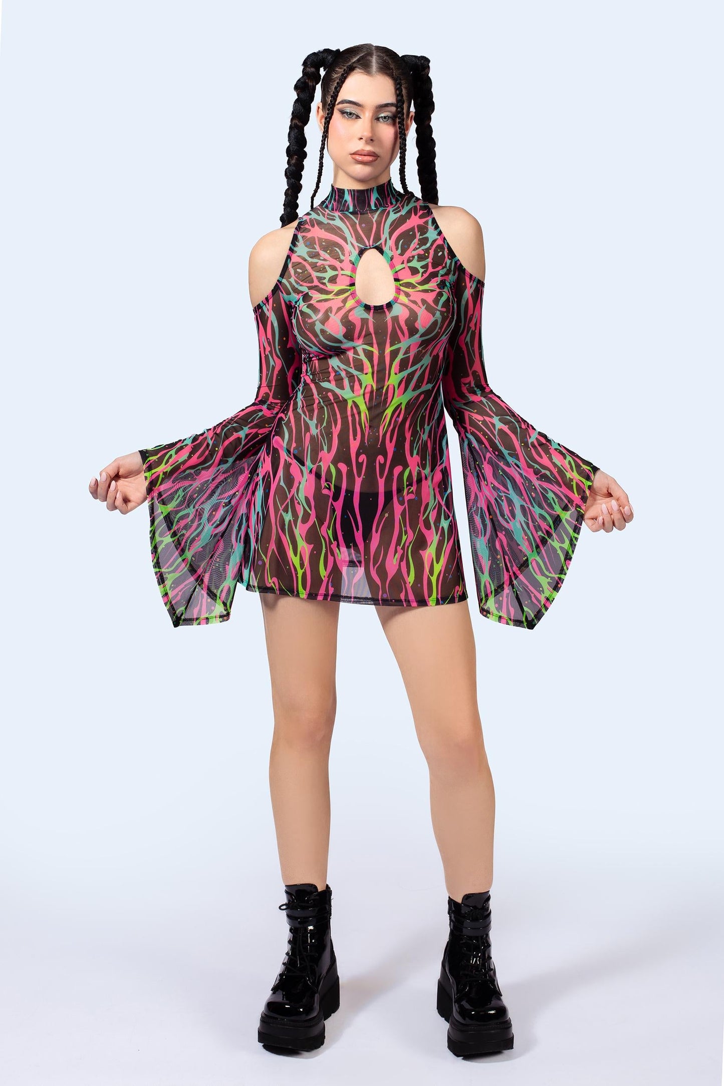 Free Will Bellsleeve Dress