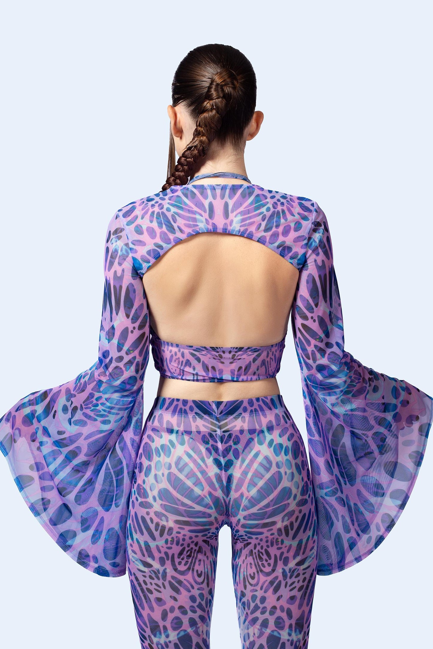 Amethyst Criss Cross Top And Shrug