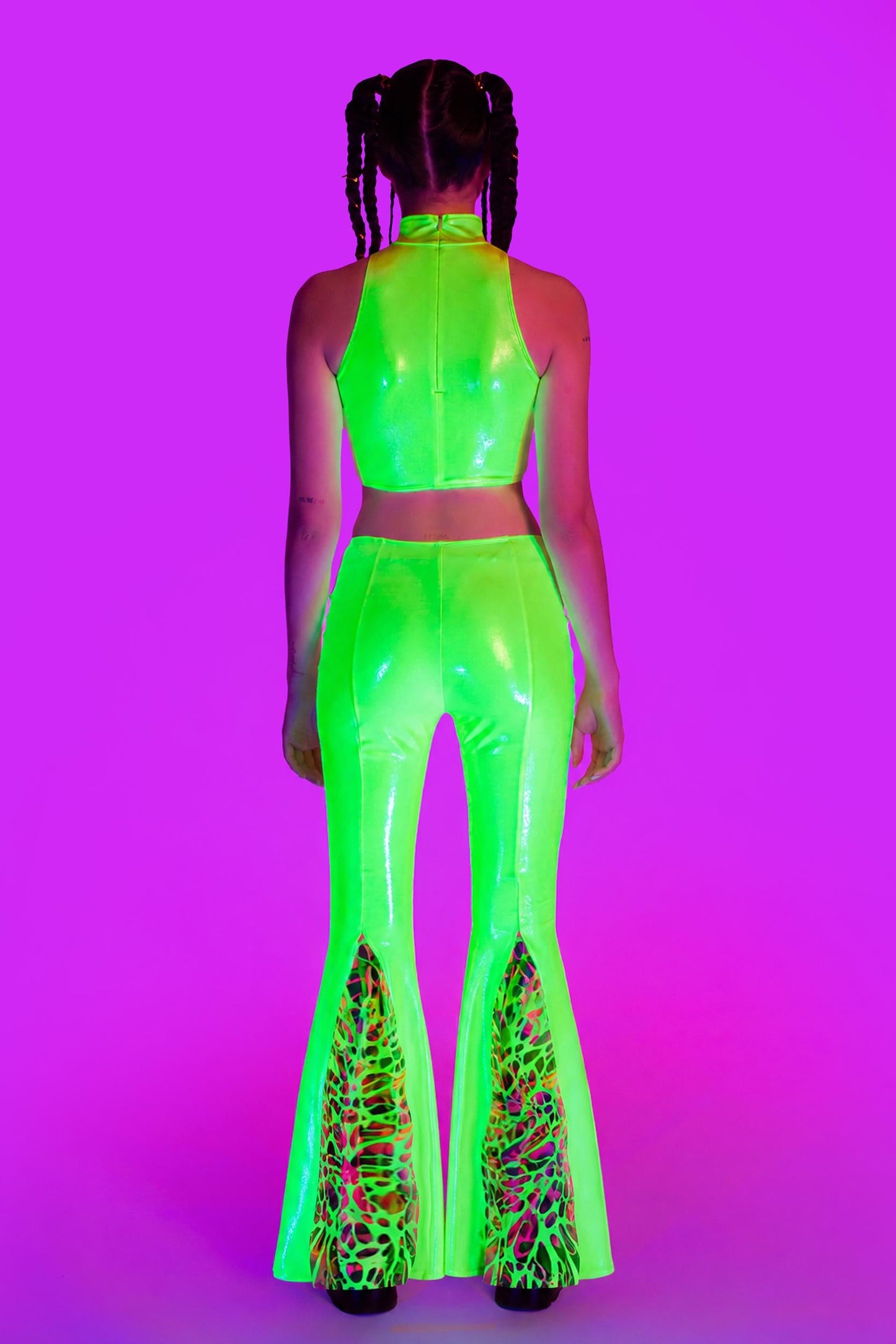 Lime Wire Paneled Set