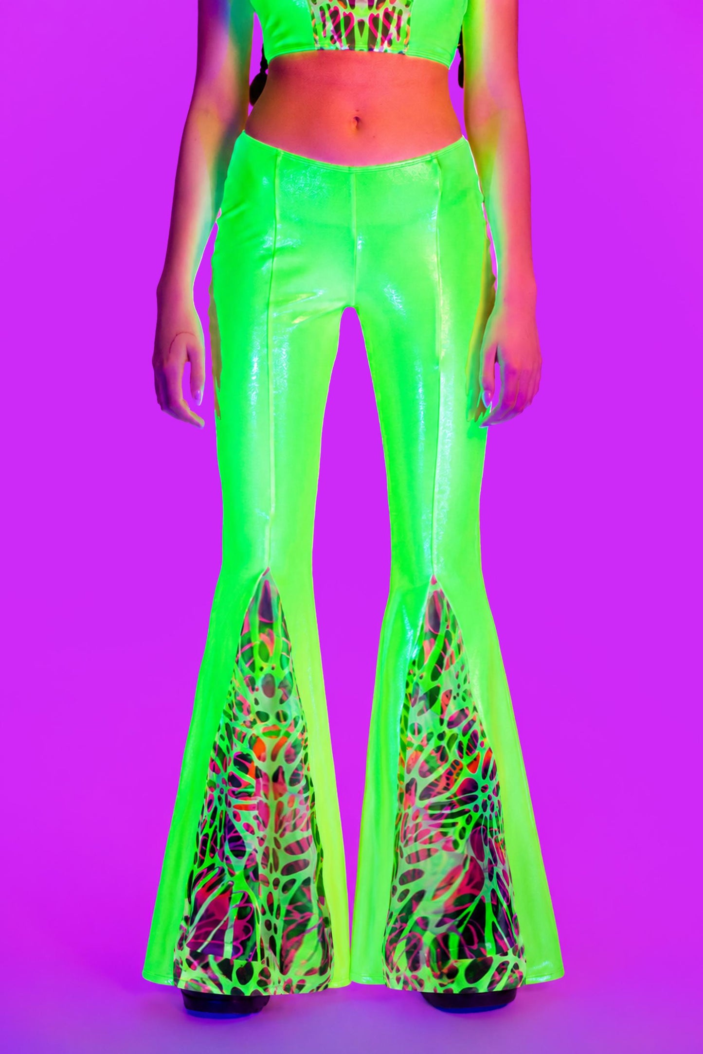Lime Wire Paneled Set
