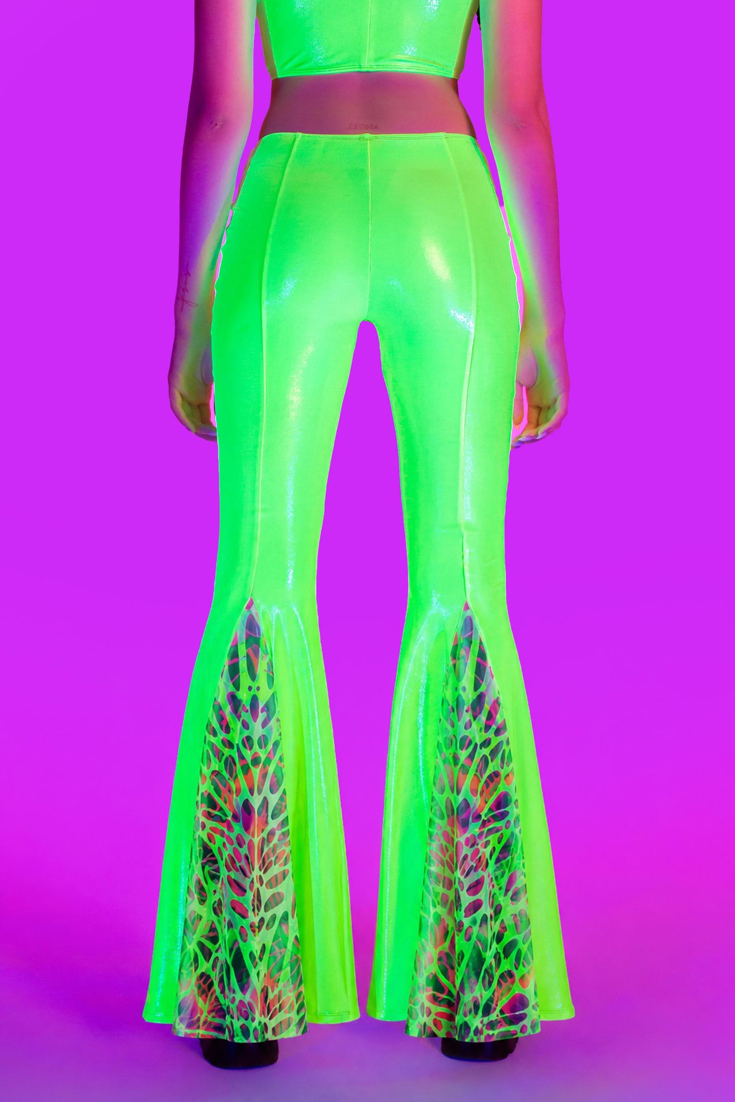 Lime Wire Paneled Set