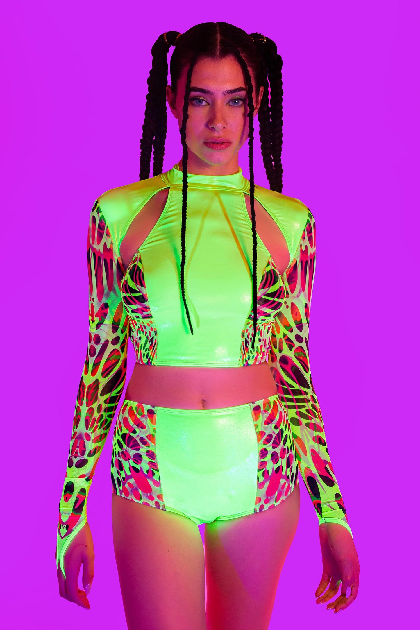 Lime Wire Shorts Set