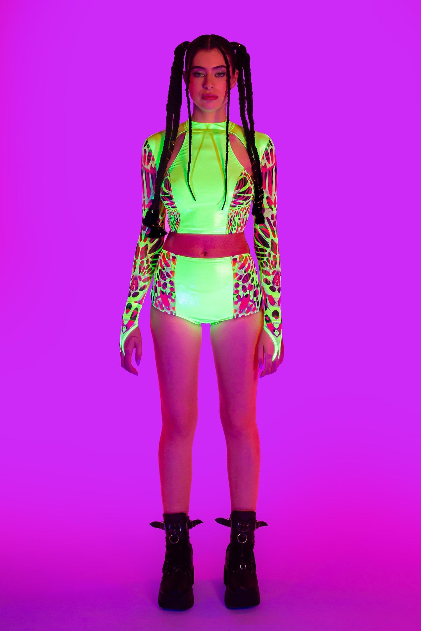 Lime Wire Shorts Set