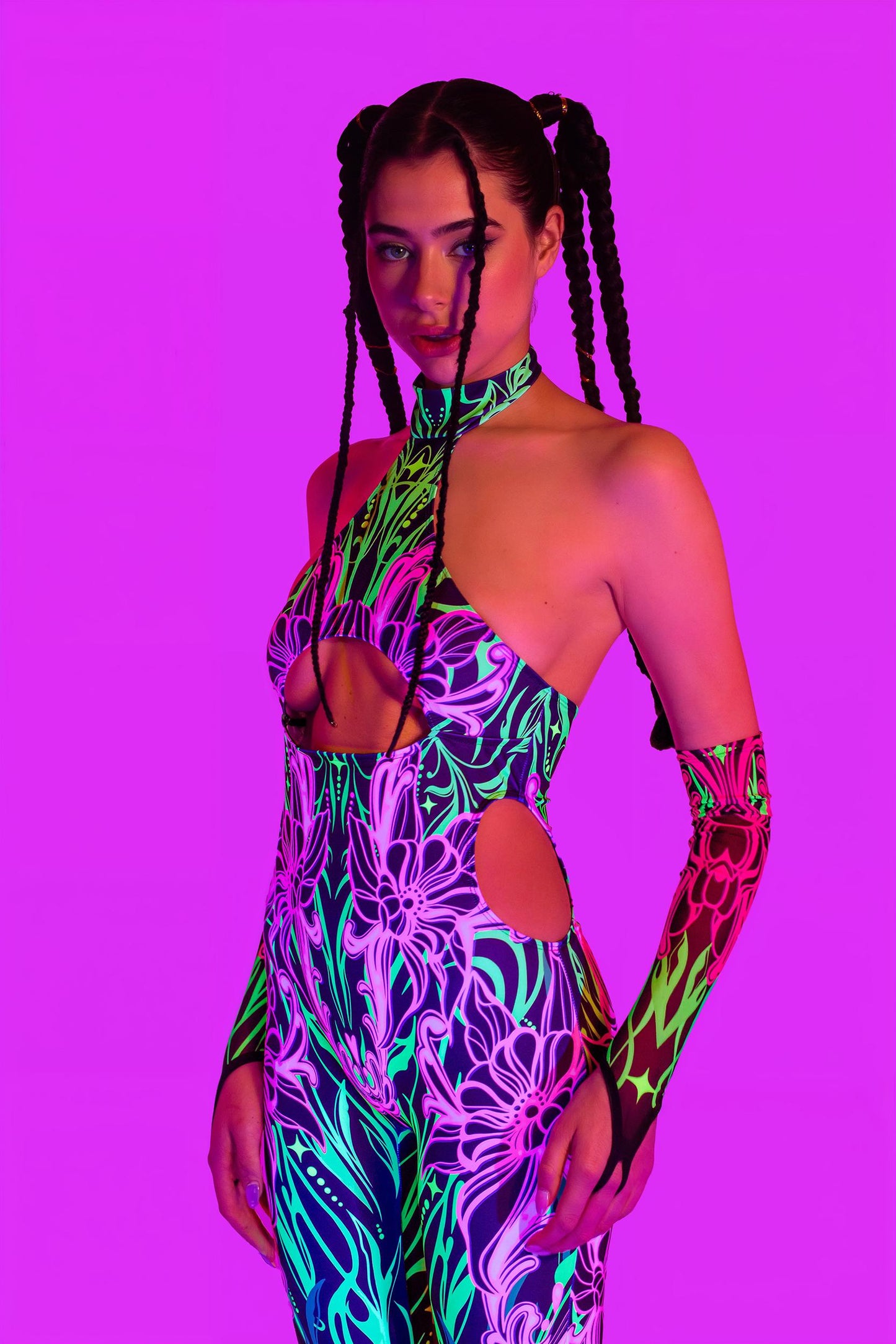 High Nectar Halter Catsuit
