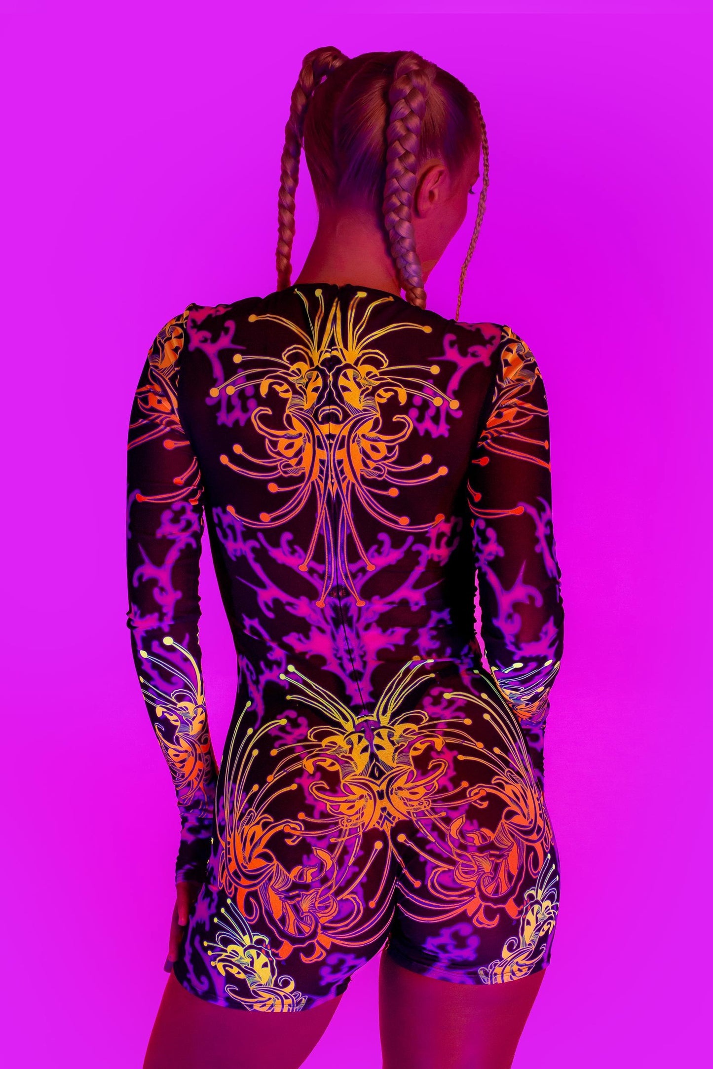 Organized Chaos Lace Up Romper