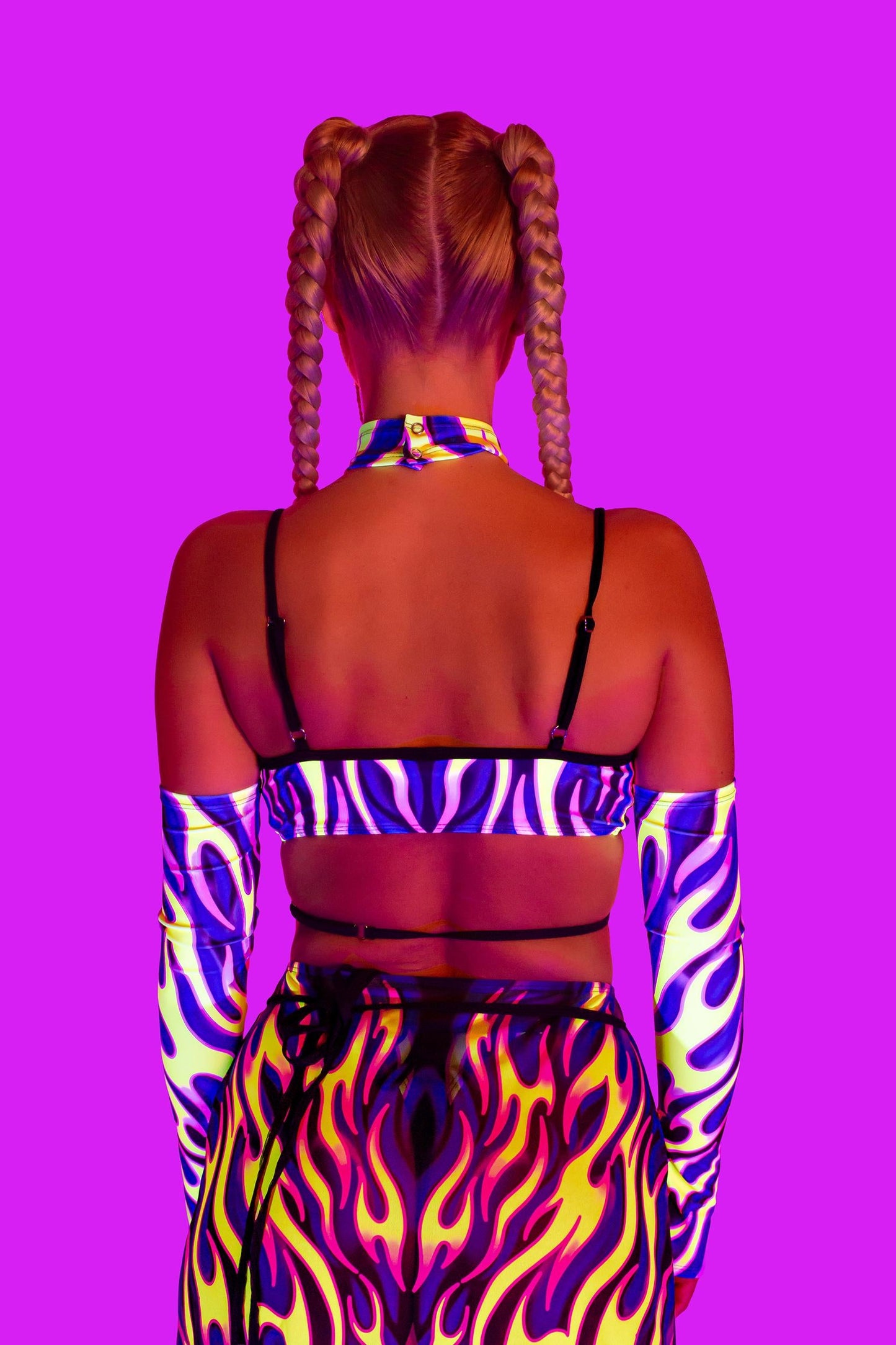 Burnout Strappy Triangle Top
