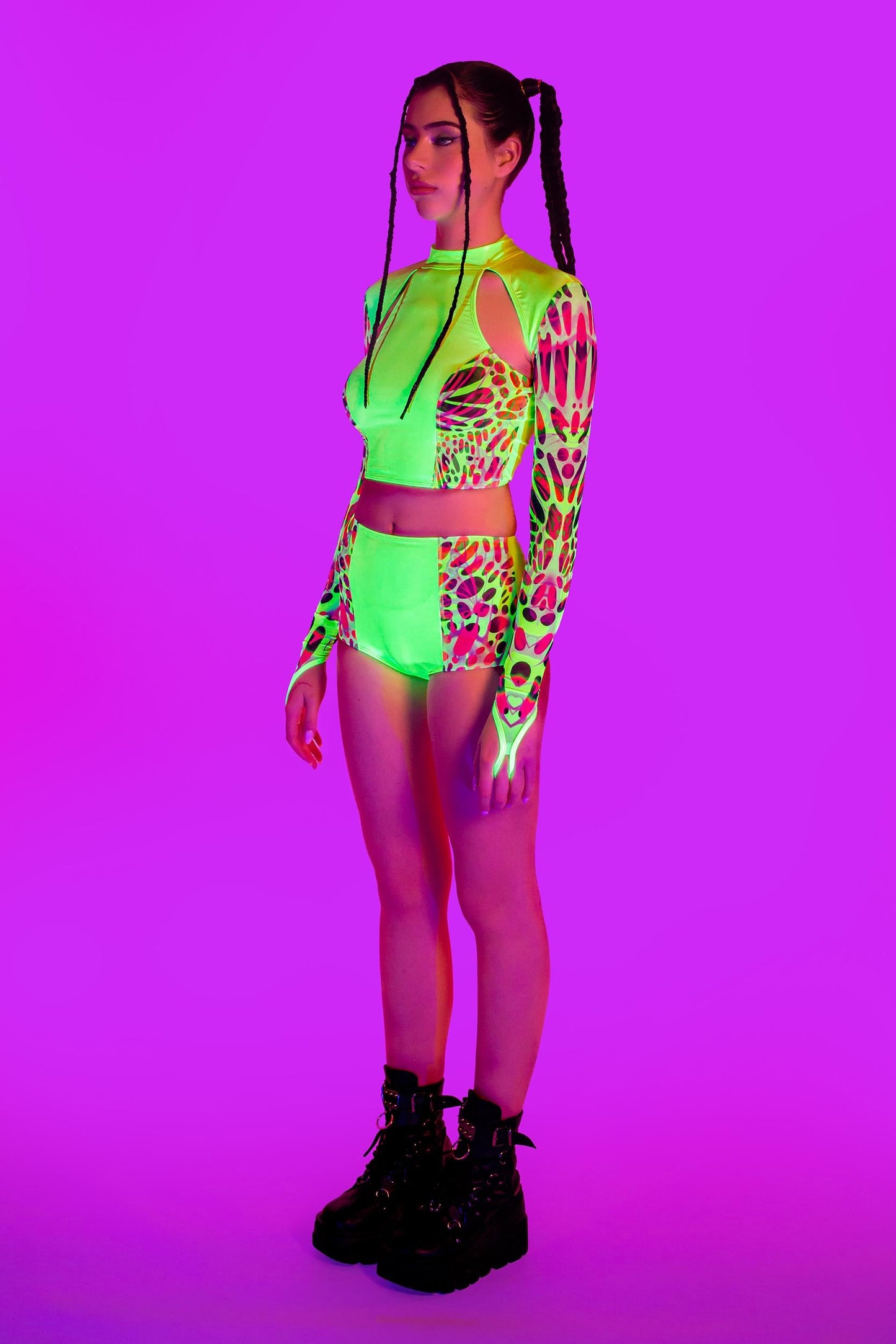 Lime Wire Paneled Top